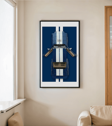 Wall Display Frame for Lego Creator Ford Mustang 10265 - ICUANUTY