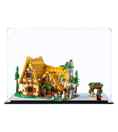 Display Case for LEGO Snow White and the Seven Dwarfs' Cottage 43242 - ICUANUTY
