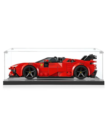 Display Case For LEGO Speed Champions Ferrari SF90 XX Stradale Sports Car 77254 - ICUANUTY