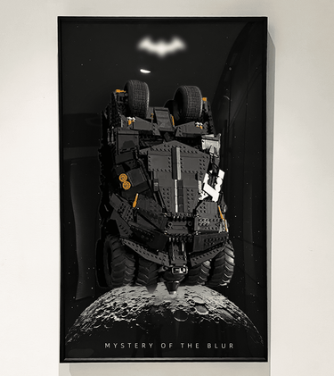 Wall Display Frame for Lego DC Batman Batmobile Tumbler 76240 Iconic Car - ICUANUTY