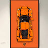 Wall Display Frame for LEGO Technic 42056 CAR Porsche 911 GT3 RS - ICUANUTY