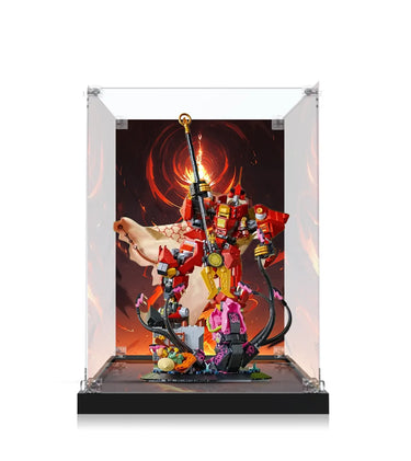 Display case for LEGO® NINJAGO® The Fire Knight Mech 71846 - ICUANUTY