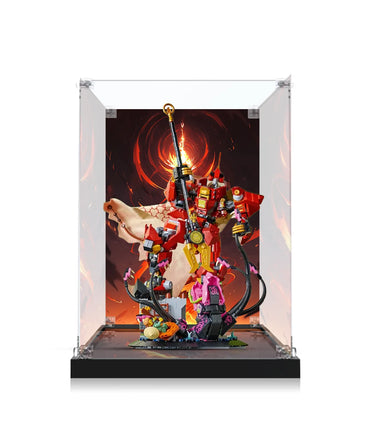 Display case for LEGO® NINJAGO® The Fire Knight Mech 71846 - ICUANUTY