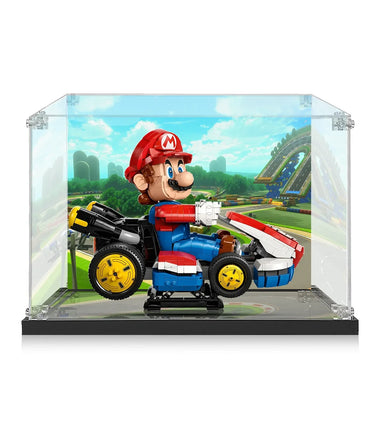 Display case for LEGO® Super Mario™ Mario Kart™ – Mario & Standard Kart 72037 - ICUANUTY