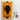 Yellow LEGO McLaren P1 model displayed on illuminated orange backboard with remote control and USB cable