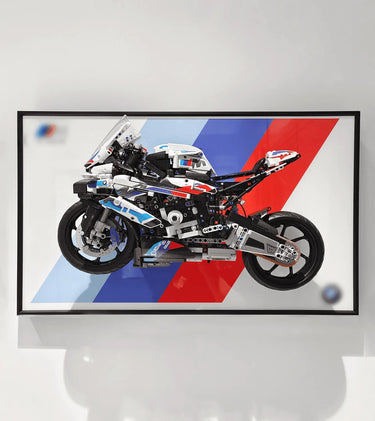 Display Wall Mount for Lego 42130 Technic™ BMW M 1000 RR lego Motorcycle - ICUANUTY