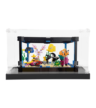 Display Case for LEGO Creator 3in1 Fish Bowl 31122 - ICUANUTY