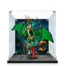 Display case for LEGO® NINJAGO® The Guardian Dragon 71847 - ICUANUTY