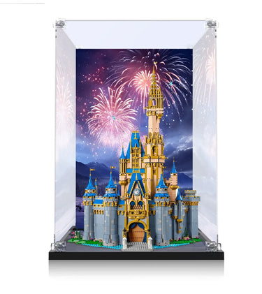 Display case for LEGO® Disney Mickey and Friends Disney Castle 43222 - ICUANUTY