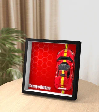 Display Frame for Lego Speed Champions 1970 Ferrari 812 M Toy Car 76914 Sports Red Race Car - ICUANUTY