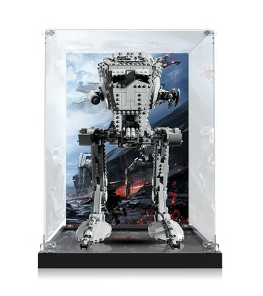 Display case for LEGO® Star Wars AT-ST Walker 75417 - ICUANUTY