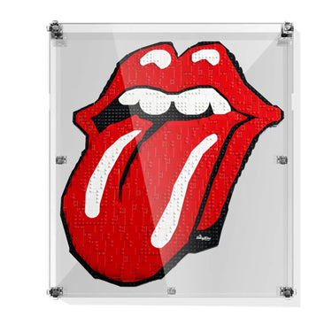 Premium Wall-Mounted Display Case for LEGO® Art The Rolling Stones 31206 - ICUANUTY