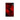 Red and black Ferrari logo with prancing horse on sports car hood