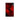 Red and black Ferrari logo with prancing horse on sports car hood