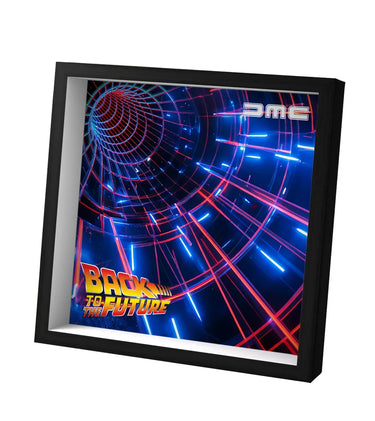 Display Frame compatible with LEGO® Speed Champions Back to the Future 77256 - ICUANUTY