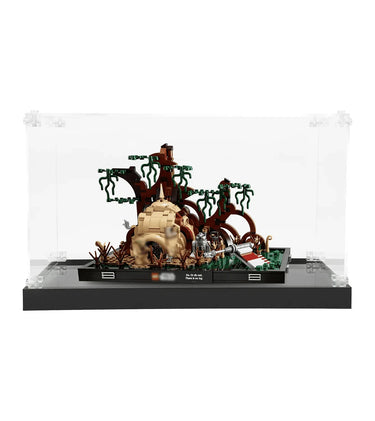 Display Case for Lego Star Wars Dagobah Jedi Training Diorama 75330 - ICUANUTY