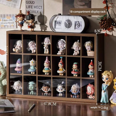 Display case wooden storage cabinet series - ICUANUTY