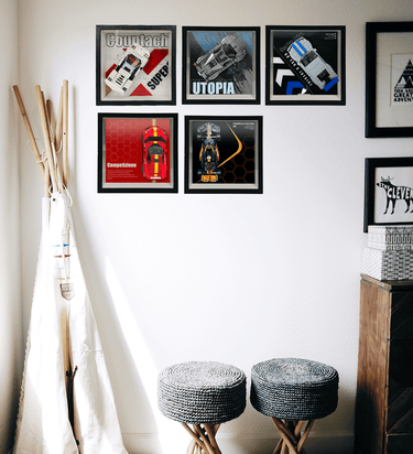 Display Picture Frame for Lego Speed Champions Car - ICUANUTY