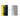 LEGO blue and yellow Formula 1 car model on yellow and navy background with clear acrylic display case
