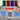 Four illuminated LEGO Formula 1 car models mounted on colorful LED backlit frames with RF wireless remote control