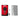 Red LEGO sports car wall art with LED lighting, remote control, and clear protective frame