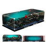 LEGO Technic Mercedes-AMG Petronas Formula One racing car model in protective display case