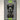 Framed top view of gray LEGO Peugeot 9X3 race car model on gray background with neon green stripes and Le Mans pioneer text