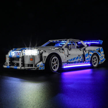 Light Kit for LEGO® Technic Nissan Skyline GT-R (R34) 42210 - ICUANUTY