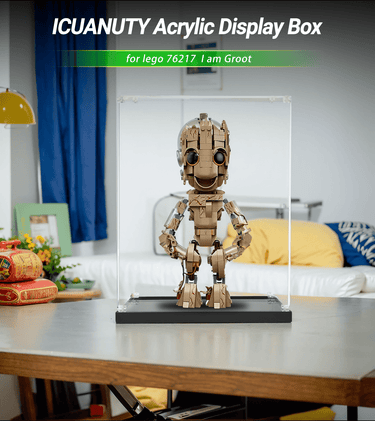 ICUANUTY -Display Case for Lego Marvel I am Groot 76217 - ICUANUTY