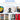 Acrylic display cases protect detailed LEGO models including Star Wars helmet and sports cars on shelves