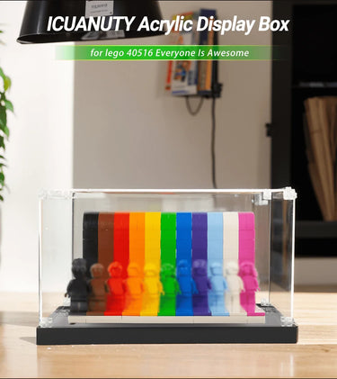 Display case for LEGO Everyone Is Awesome 40516 - ICUANUTY