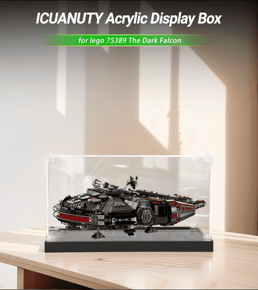 Display Case for LEGO Star Wars The Dark Falcon 75389 - ICUANUTY