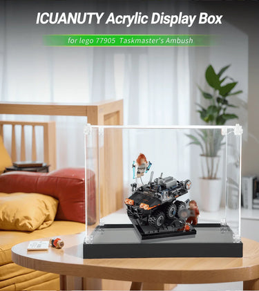 Display case for LEGO Marvel Black Widow:Taskmaster's Ambush 77905 - ICUANUTY