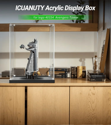 Display case for LEGO Marvel Avengers Tower 40334 - ICUANUTY