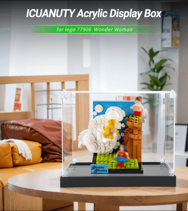 Display case for LEGO Wonder Woman 77906 - ICUANUTY