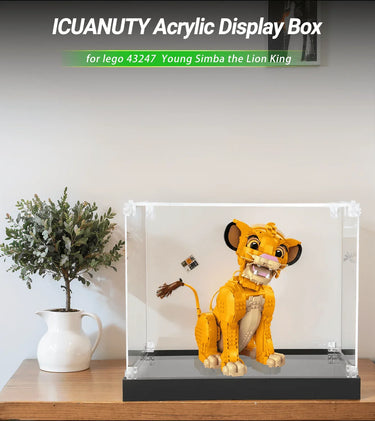 Display case for LEGO Young Simba the Lion King 43247 - ICUANUTY