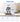 Clear display box for collectible model with 36cm height, 25cm width, on desk with decor