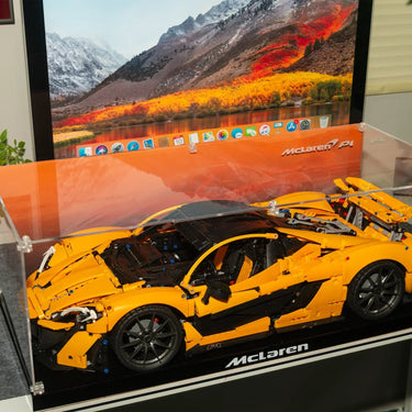 Display case for LEGO Race car (1 :8 scale) 42172, 42143, 42083, 42056,42115 - ICUANUTY