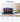 Transparent display box measuring 51cm x 24cm x 26cm with model cars inside, placed on white table