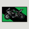 Display Wall Frame for LEGO Technic Kawasaki Ninja H2R 42170(50cm x 30cm) - ICUANUTY