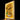 LEGO art panel of glowing sunflowers in a vase with LED light accents on black background