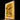 LEGO art panel of glowing sunflowers in a vase with LED light accents on black background