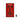 Top view of a red LEGO-style Formula 1 racing car model on a red background with remote control