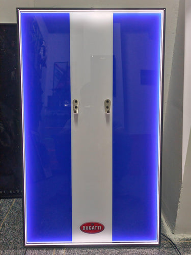 (custom)Wall Frame with LED for Lego Bugatti - ICUANUTY