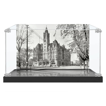 Display case for LEGO® CREATOR Expert Fiat 500 77942 - ICUANUTY