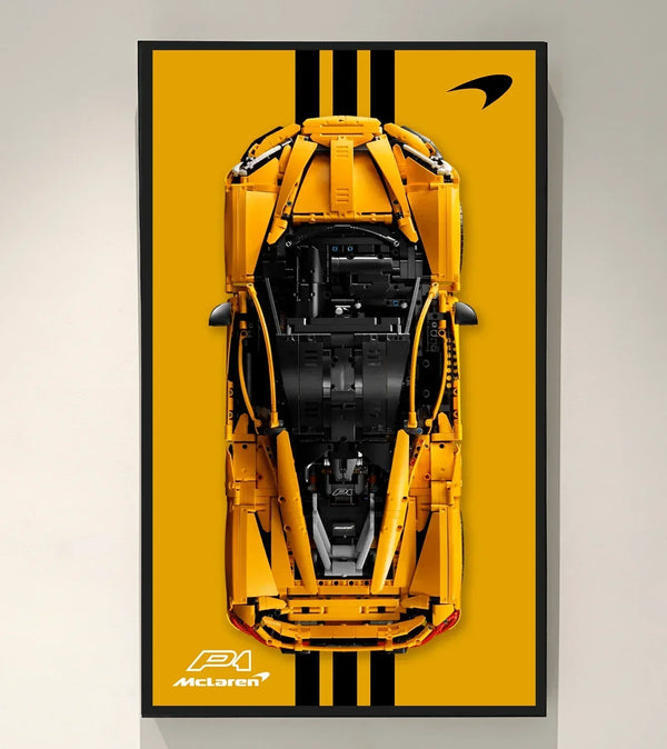 ICUANUTY Display WallBoard for Lego Technic McLaren P1 42172