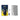 Top view of blue and yellow racing car poster with color remote and protective frame
