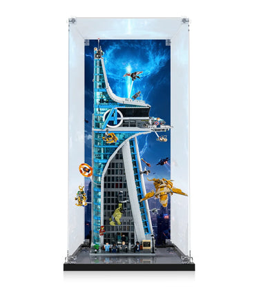 Premium Acrylic Display Case for LEGO® Marvel Avengers Tower (76269) - ICUANUTY