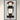 Top view of white LEGO Porsche car model displayed in black frame with Porsche logo