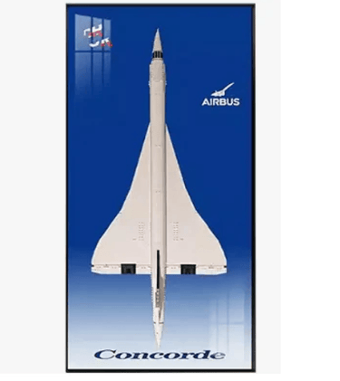 Wall Display Frame for LEGO Concorde 10318 - ICUANUTY